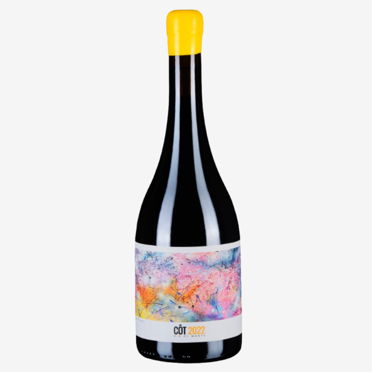 Côt (Malbec) 92% y Carignan 8% de viñedos del Valle del Maipo. Aromas florales y frutales, ideal con costillar al horno.